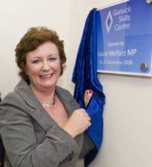 Laura Moffatt MP opens Gatwick skills centre